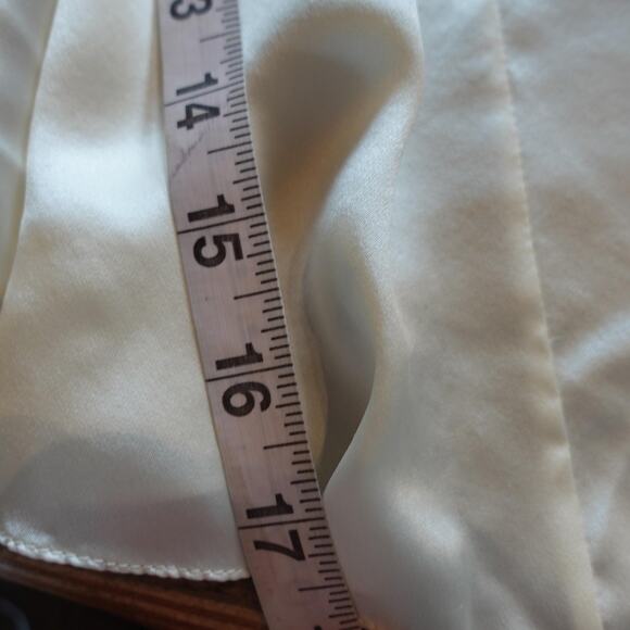 Collette Dinnigan Wedding Gown Small Ivory Beaded Sequin Bridal Dress Y2K VTG - Picture 15 of 16